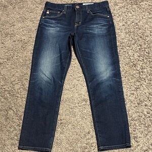 AG Adriano Goldschmied Dark Blue Boyfriend Jeans